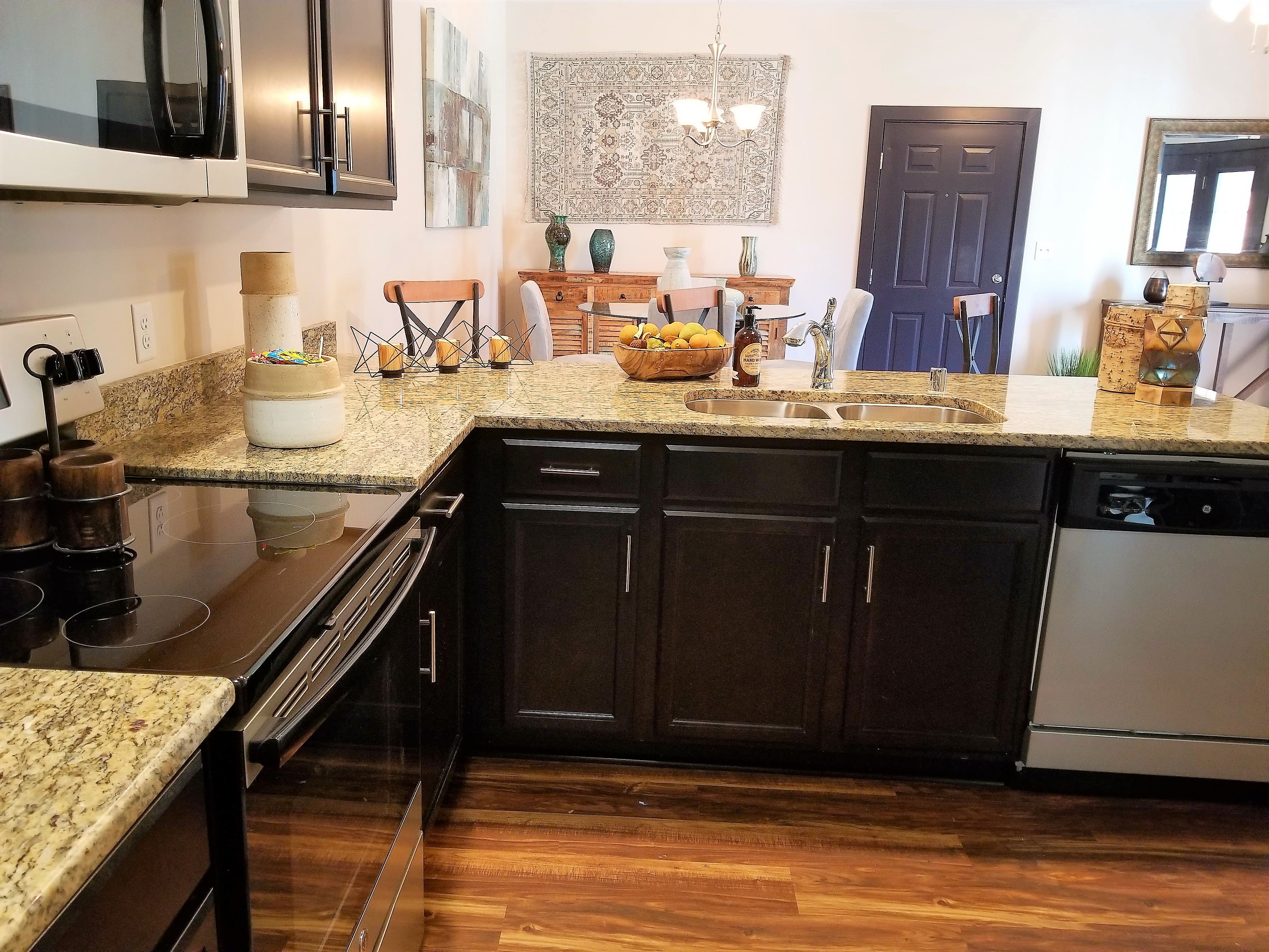 Two Bedroom Kitchen And Dining Room